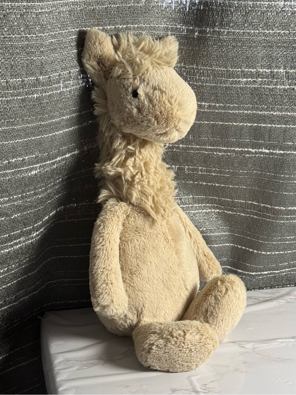 HTF Jellycat London Bashful Llama Medium 13" Retired Rare